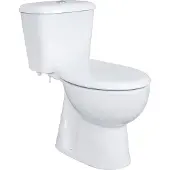 BELVIT Stand-WC mit Keramik-Spülkasten und Softclose WC-Sitz Senkrecht Boden