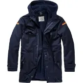 Brandit Allwetterjacke "Herren BW Flag Parka" 1 Stk. tlg. mit Kapuze
