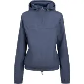 Urban Classics Allwetterjacke "Damen Ladies Basic Pull Over Jacket" 1 Stk. tlg. mit Kapuze