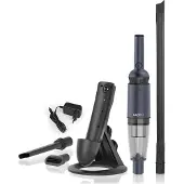 MAXXMEE Akku-Handstaubsauger, Trocken, Glatter Boden, Teppich, Harter Boden, Beutellos, Schwarz, Transparent, Akku, 14 V