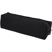Markenlos Federmäppchen, schwarzes Nappaleder