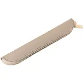 Markenlos Federmäppchen, einfaches Mini-Federmäppchen (khaki, Polyurethan (PU))