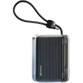 Sharge Powerbank Flow Go 10000mAh 20W USB C Kabel Schnellladen Schwarz