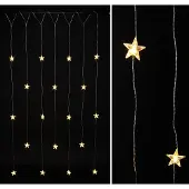 Hi LED Lichterkette Sterne Lichterschlauch Lichtschlauch Weihnachten Sternenvorhang