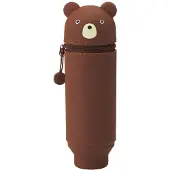 Markenlos Federmäppchen (Stiftehalter), Bär, 6,1 x 19,8 cm