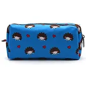 Markenlos Extra großes Canvas-Etui für Stifte, Federmäppchen und Kosmetiktasche.