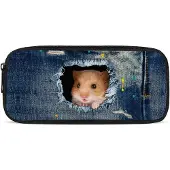 Markenlos Großes Fassungsvermögen, Stifthalter, Eckfach, Jeans-Hamster