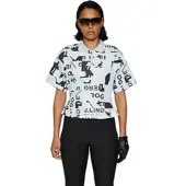 J.Lindeberg J. LINDEBERG Polo Amila Print, blau/schwarz