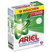 Ariel Waschmittel Universal+, Vollwaschmittel, Pulver, schnell auflösend, 0,9 kg Waschladungen 18