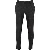 Alberto Hose IAN-Jersey Check, beige/braun