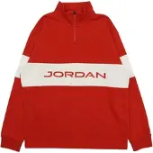 Nike Golf Pullover Jordan Golf Half-Zip, rot/weiss