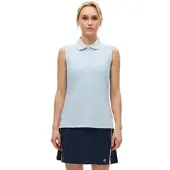 Röhnisch Polo Deni, ärmellos, hellblau