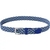 Alberto Gürtel Multicolor Braided, blau