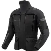 Rebelhorn Cubby 5 wasserdichte Motorrad Textiljacke, schwarz, 7XL