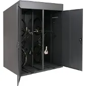 Mendler 2er-Fahrradgarage MCW-H66b, Fahrradbox Fahrradunterstand abschließbar Metall 213x158x125cm anthrazit