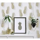 Marburg Vliestapete tropisch Ananas, moderne Tapete für Wohnzimmer Schlafzimmer Küche