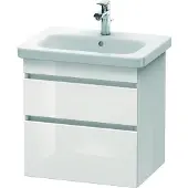 Duravit Waschtischunterbau DURASTYLE 448x580x610mm betongrau matt/weiss matt