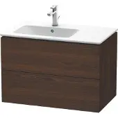 Duravit Waschtischunterbau L-CUBE 550x820x481mm Be li nussbaum gebürstet