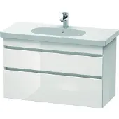 Duravit Waschtischunterbau DURASTYLE 453x1000x610mm betongrau matt/weiss matt