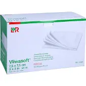 Vliwasoft Vlieskompressen steril 7,5x7,5 cm 4l. 150 St Kompressen