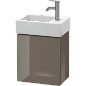 Duravit Waschtischunterbau L-CUBE 400x364x241mm Ans li fla grey hochglanz