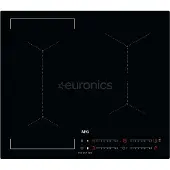 AEG IKE64441IB, Schwarz, Integriert, 60 cm, Zonen-Induktionskochfeld, Glas, 4 Zone(n)