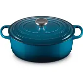 Le Creuset Schmortopf Le Creuset Signature Oval Deep Teal 29 cm