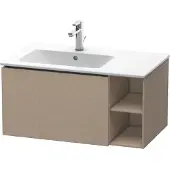 Duravit Waschtischunterbau L-CUBE 400x820x481mm, Becken links leinen