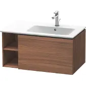 Duravit Waschtischunterbau L-CUBE 400x820x481mm Be rechts nussbaum natur