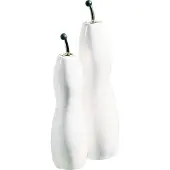 Asa selection Öl-/Essigflasche Grande Waved White 1,1 L
