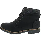 Rieker Schnürstiefelette Schwarz