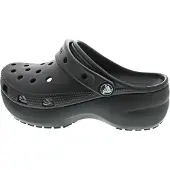 Crocs Sandalen Mit Futter - Classic+ Plateau-Clog - Schwarz - - 37/38 - Sandalen