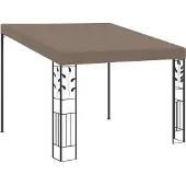Syfax dkd-home-decor Wand-Pavillon Taupe 3 x 3 x 2,5 m