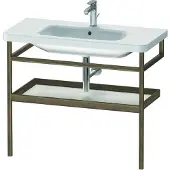 Duravit Handtuchhalter DURASTYLE 440x940mm m Abl we hochglanz/nussbaum ma weiß hochglanz/nussbaum massiv