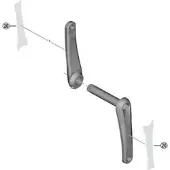 Shimano Schutzfolie FC-M8100 175/180mm Aufkleber - 180mm.