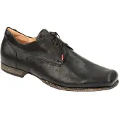 Think! Think GURU Herrenschuhe - elegante Halbschuhe - Schnürschuhe schwarz NEU