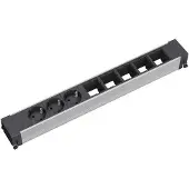 Bachmann CONFERENCE TOP FRAME X-Large Einsatz 3x Schutzkontakt 5x ABD