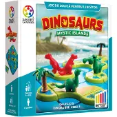 SmartGames Dinosaurs Mystic Islands – Logikspiel mit 80 Herausforderungen (auf Rumänisch)