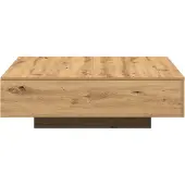 vidaXL Couchtisch Artisan-Eiche 100 x 100 x 31 cm