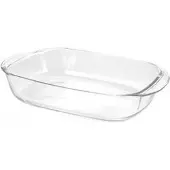 Duralex 6003AF03A1111 Ovenchef Tarte-Form, 25x41cm, 4.8 Liter, Glas, transparent, 3 Stück