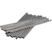 Beaumont Metall Trinkhalme 21cm 6mm Pk25