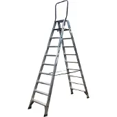 Asc Stufenstehleiter DT-10 doppelseitig 10 Stufen mit 4,53m Arbeitshöhe