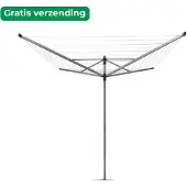 Brabantia 310942, Wäschespinne, Grau, 50 m, 4,5 cm, 115 mm, 115 mm