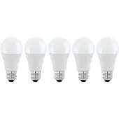 Eglo LED-Lampe E27 A60 8.5W 806LM 3000K 5 Stück OPAL E27