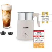 Severin SM3589, Automatic milk frother/warmer, Beige, Edelstahl, Edelstahl, 400 ml, Berührung, 0,7 m