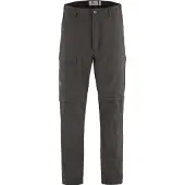 Fjall Raven - Wanderhose &ndash; Herren &ndash; Travellers MT Zip-Off - Travellers MT Zip-off Trs M Dark Grey für Herren - Größe S/M - Grau