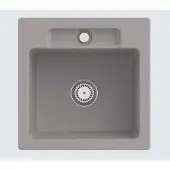 Villeroy & Boch Keramikspüle 334501KD, Siluet 50 S Einbauspüle - inkl.