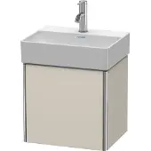 Duravit Waschtischunterbau XSQUARE 397x434x340mm Türansch links taupe matt
