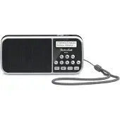 Technisat VIOLA 3 | portables DAB+ Radio mit LED Taschenlampenfunktion | schwarz