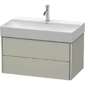 Duravit Waschtischunterbau XSQUARE 397x784x460mm taupe seidenmatt